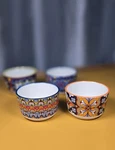 Vancasso 6 Oz Oven Safe Set Of 4, Bohemian Creme Brulee Ramekins, Co.... Fixed Price $20.00.
