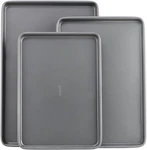 Goodcook Everyday Nonstick Carbon Steel Baking Sheet Set, Pack Small 13 X 9. Fixed Price $22.99.