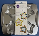 *new* Wilton Star Pops Cookie Pan Mold Sports Team Birthday July 4TH Patriotic. Fixed Price $8.97.