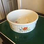 Vintage Country Flowers By Andrea 7 1/2" Casserole #9232. Fixed Price $18.00.