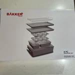 Bakken 8-PIECE Stackable Bakeware Set Ceramic Non-stick Coating, Marble Color. Fixed Price $75.00.