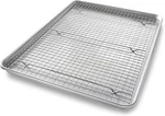 1607CR Bakeware Extra Large Sheet Baking Pan & Bakeable Nonstick Cooling Rack. Fixed Price $55.50.