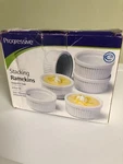 Progressive 5 Oz Porcelain Stacking Ramekins Set Of No CRR6. Fixed Price $11.99.