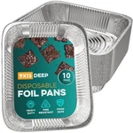 Aluminum Pans 9X13 10 Pack Foil Trays - Disposable For Baking, Bbq.... Fixed Price $25.04.