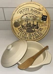 New Petite Maison By Wildly Delicious Brie Baker 3 Piece Ceramic 7" Cream Me. Fixed Price $29.95.