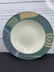 Mikasa Intaglio Life Style Large Rim Soup 91/4 Bowl Green CAC18 Geometric. Fixed Price $8.27.