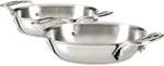 All-clad Specialty Stainless Steel Gratins 6 Inch Pots And Pans, Cookware Sil.... Fixed Price $107.26.
