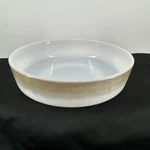 Baking Dish Federal Glass 8" Round Mesa Moss Heat Proof Vintage Bakeware Vtg. Fixed Price $10.79.