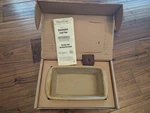 Pampered Chef 1417 Stoneware Loaf Pan - Made In Usa Box & Scraper Seasoned. Fixed Price $20.50.