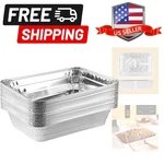 Disposable Aluminum Takeout Tin Foil Baking Pans 6'' X 8'' 2'' Inch Ba.... Fixed Price $29.69.