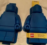 Lego Baking Pan Silicone Cake Mold Minifigure Blue 2016 Crafts LOT2. Fixed Price $48.00.