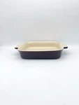 Vintage Creuset Baking Casserole Dish X9 Square Chocolate Brown 07.02 New!. Fixed Price $35.99.