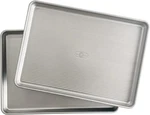 Usa Bakeware Half Pan, Set Of 2 Baking Sheet, Aluminized Steel. Fixed Price $75.50.
