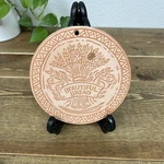Hill Design Inc 1993 Beautiful Bread 6 In. Round Hot Plate Vintage. Fixed Price $25.42.