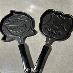 Set Of Two Norpro Nonstick Puppy And Shark Themed Mini Pancake Pans Molds. Fixed Price $5.00.
