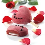 Silikomart Easy Cream Heart Silicone Mould Set. Fixed Price $13.61.
