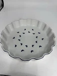 Ducks Shafford Blue/white Porcelain Microwave & Oven Baking Dish Pie Plate. Fixed Price $29.99.