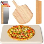 4 Pcs Rectangle Pizza Stone Set, 15" Large For Oven And Grill With. Fixed Price $48.99.