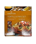 Crofton Pc Non-stick Tortilla Shell Pans, Set 4, New. Fixed Price $15.00.
