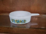 Vtg Jeannette Glass Glasbake 14OZ Milk Blueberry J-2639 Soup Bowl Handel. Fixed Price $13.59.