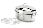 All-clad Specialty Stainless Steel Covered Oval Roaster 3 Piece, 19X12X10 Inc.... Fixed Price $353.19.