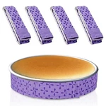 Bcautay 4 Pcs Baking Strips Cake Pan Dampen Absorbent 36IN, Purpl. Fixed Price $14.76.