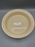 Creuset Stoneware Pie Dish 9 In Dimpled Edges Flame Orange. Fixed Price $60.00.