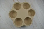 Pampered Chef Six Single Serve Deep Dish Muffin Pot Pie Stoneware Pan 5132. Fixed Price $40.00.