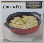 Crock-pot Denhoff Non-stick Stoneware Casserole Red 8" Round. Fixed Price $11.04.