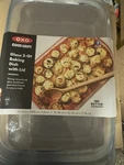 Oxo Good Grips Glass 3 Qt Baking Casserole Dish W/lid Size 9" 15" Cookware New. Fixed Price $41.00.