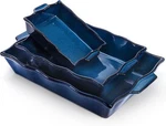 3 Pack Oven Casserole, Ceramic Baking Pan With Handles Kitchen Bakeware Set. Fixed Price $45.99.