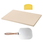 Uimoso Rectangular Cordierite Baking Stone, 20 X 14 In, Ideal For Pizza Making. Fixed Price $39.59.
