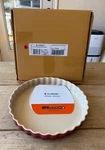 Le Creuset Stoneware Fluted Flan Pie Tarte Baking Dish 11 2.1 Cerise. Fixed Price $69.99.