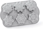 Nordic Ware Frozen Snowflake Cakelet Pan 3 Cup, Silver. Fixed Price $57.90.
