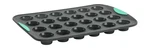 Trudeau Structure Silicone 24 Cavity Mini Muffin Pan, Grey/mint. Fixed Price $31.45.