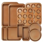 Koomade 10PCS Nonstick Carbon Steel Bakeware Set Cookie Sheet Roasting Pan. Fixed Price $45.99.