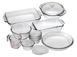 Ng Complete Glass Bakeware Set 15 Piece Tempered Tough Preheated Oven And Dishw. Fixed Price $77.12.