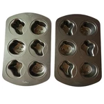 Lot Of 2 Wilton Mini Cupcake Baking Pan Halloween Ghost Pumpkin 6 Cavity. Fixed Price $20.88.