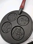 Nordicware Nonstick Christmas Character Pancake Griddle. Fixed Price $14.50.
