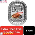 Super Aluminum Foil Roasting Pan Extra Deep Disposable Cooking Tray 500F Us. Fixed Price $8.79.