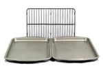 Circulon 3 Piece Bakeware Set Cookie Pans & Cooling Rack Nonstick. Fixed Price $34.82.