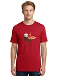 Pizza-delivery-man Mens Graphic Tee, 100% Cotton, Casual Summer Wear. Fixed Price $28.00.