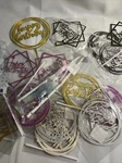 Bulk Glitter Cupcake Toppers Bakers Lot Happy Birthday Girls Teen Woman. Fixed Price $10.99.