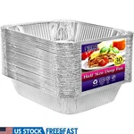 Durable Disposable Aluminum Pans Baking Roasting Food Prep Party Events New. Fixed Price $29.39.