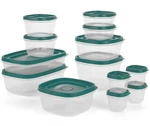 Rubbermaid 26-PC. Easy Find Lids Food Storage Container Set Blue Spruce New!. Fixed Price $28.95.