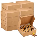36 Pack Pie Pizza Boxes 9" 3" Kraft Square Bakery For Cookies, C.... Fixed Price $37.59.