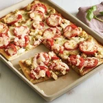 Pampered Chef Bar Pan Stoneware Baking 9X7 010806 Curved Edges Toaster Oven Sz. Fixed Price $19.99.