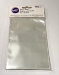 Wilton Party Bags Clear 4X6 Wedding Birthday Treat Candy Cookies Baking 100 Ct. Fixed Price $14.99.