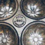 Vtg Ekco Chicago NO.880 Fluted Starburst Cup Baking Pan Bundt Muffin Tins Usa. Fixed Price $14.00.