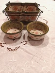 Vintage Temptations By Tara Set Of 2- 8 Ounce Bowls, 1 Quart Loaf Pan W/ Rack. Fixed Price $17.95.
